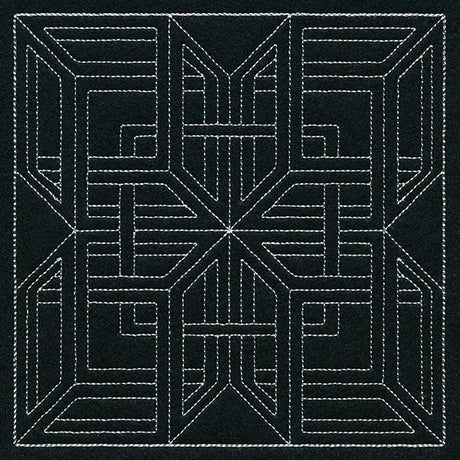 Optical Illusion Quilting Square 6