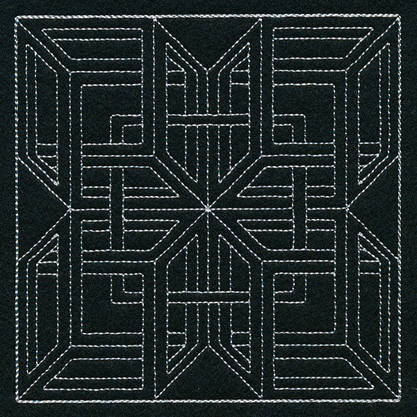 Optical Illusion Quilting Square 6
