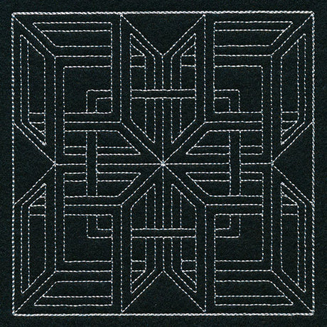 Optical Illusion Quilting Square 6