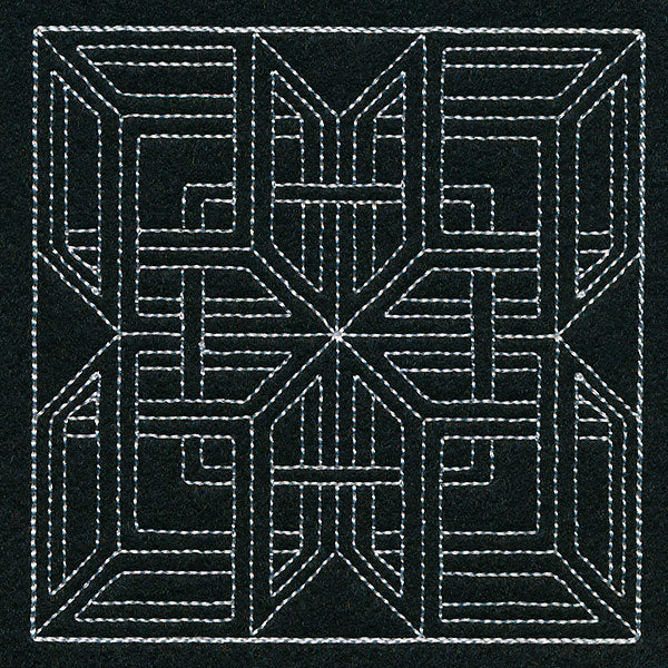 Optical Illusion Quilting Square 6
