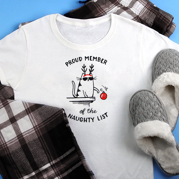 Proud Member of the Naughty List Cat