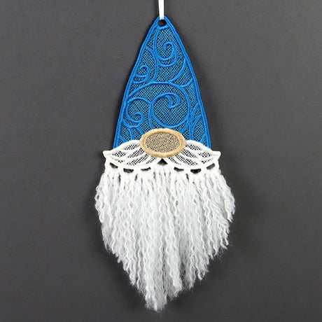 On the Fringe Gnome Ornament (Lace)