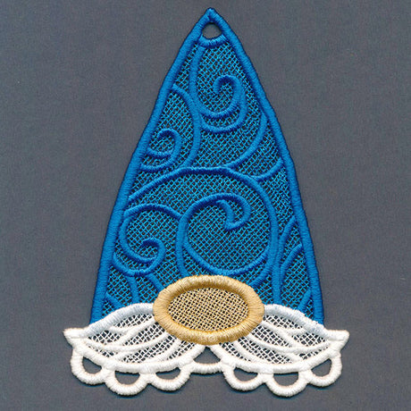 On the Fringe Gnome Ornament (Lace)
