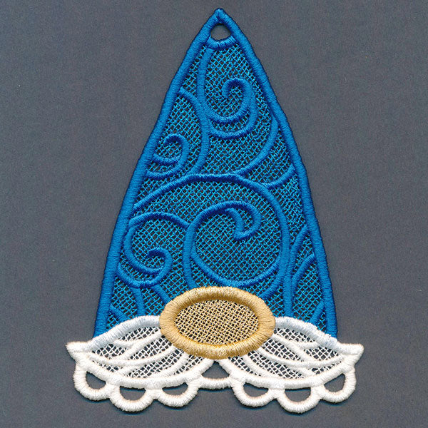 On the Fringe Gnome Ornament (Lace)