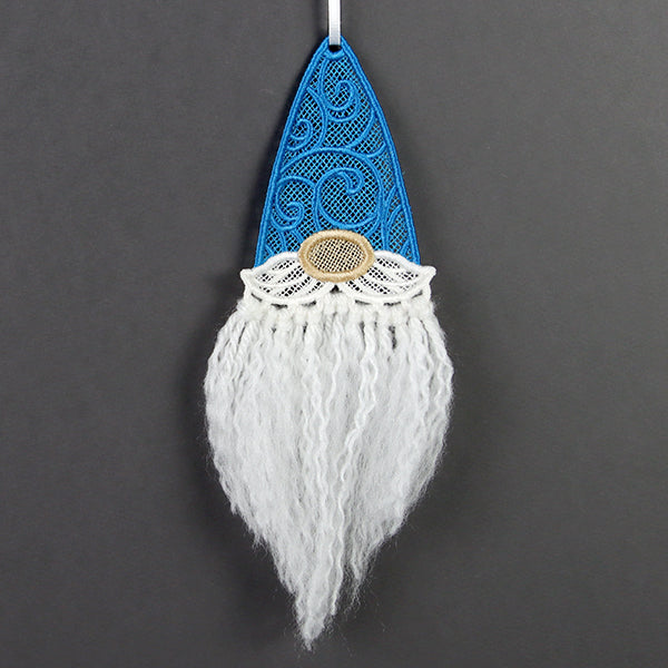 On the Fringe Gnome Ornament (Lace)