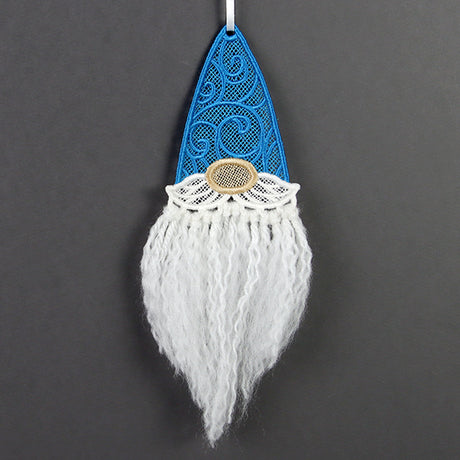 On the Fringe Gnome Ornament (Lace)