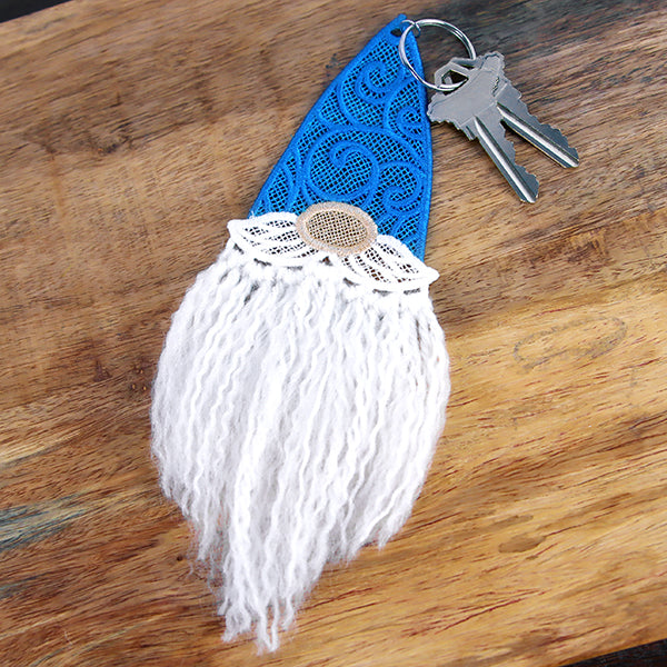 On the Fringe Gnome Ornament (Lace)
