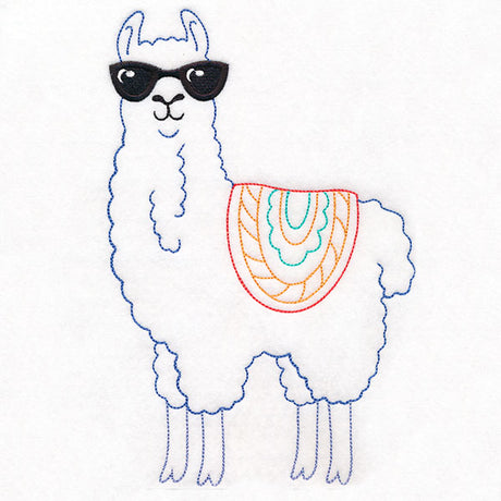Cool Llama in Sunglasses