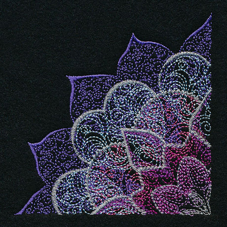 Blooming Mirage Mandala Corner