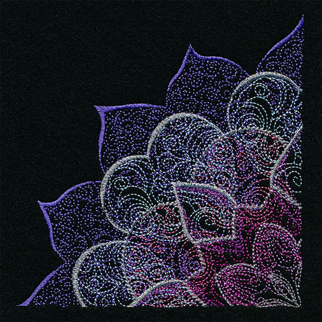 Blooming Mirage Mandala Corner