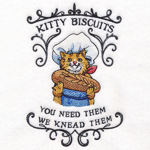 Kitty Biscuits: You Need Them We Knead Them Market Sign