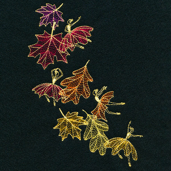 Autumn Leaves Ballerinas Cascade