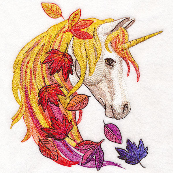 Autumn Leaves Unicorn