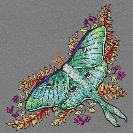 Autumn Garden Luna Moth Corner