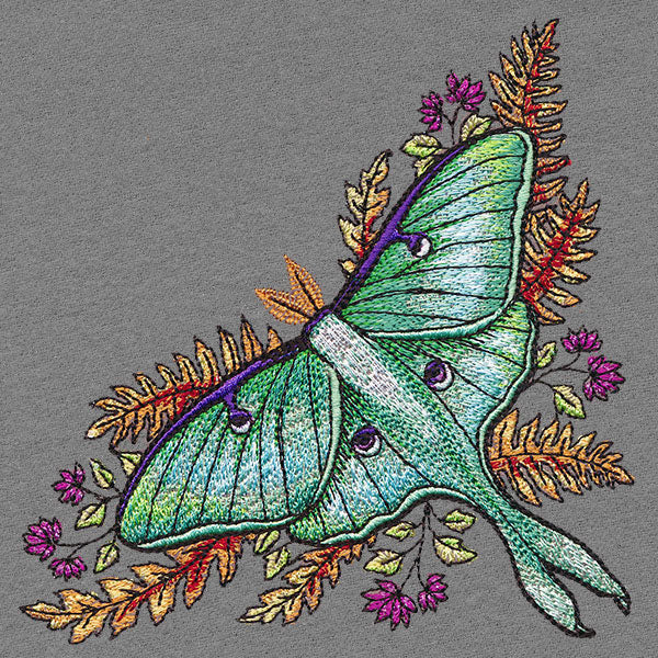 Autumn Garden Luna Moth Corner