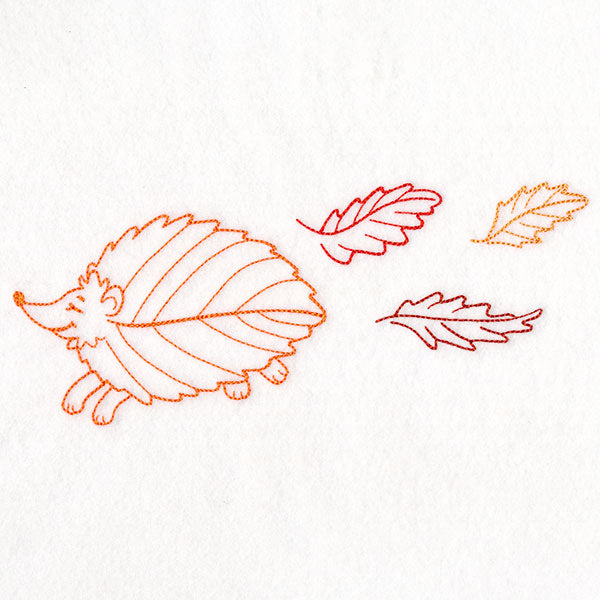 Autumn Leaves Hedgehog
