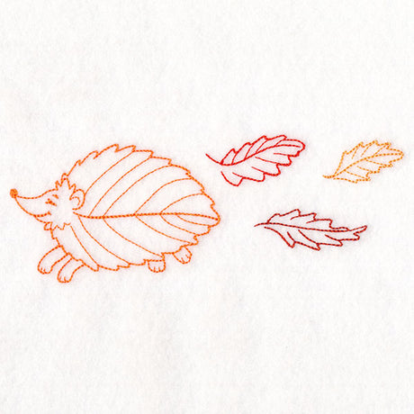 Autumn Leaves Hedgehog