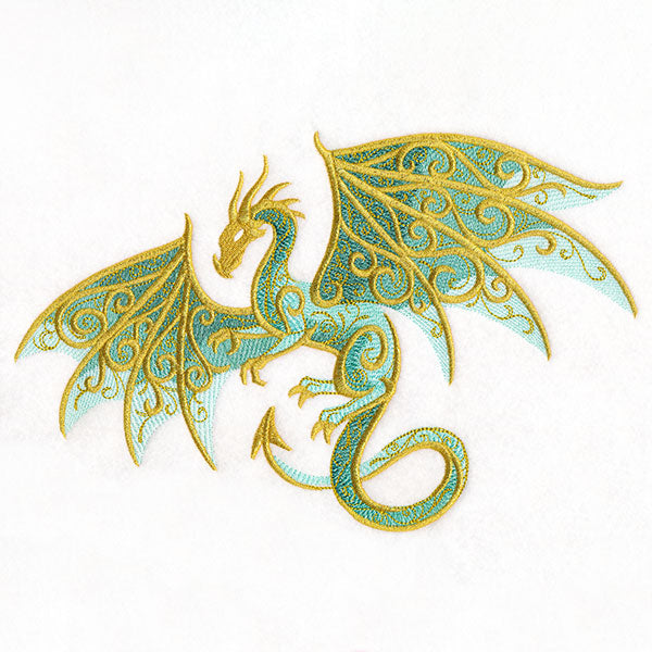Gilded Patina Dragon