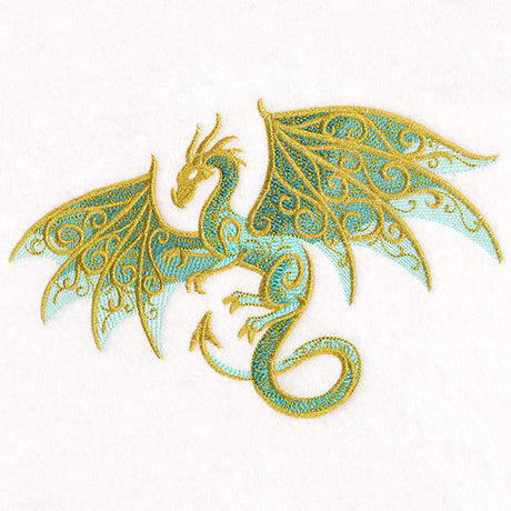 Gilded Patina Dragon