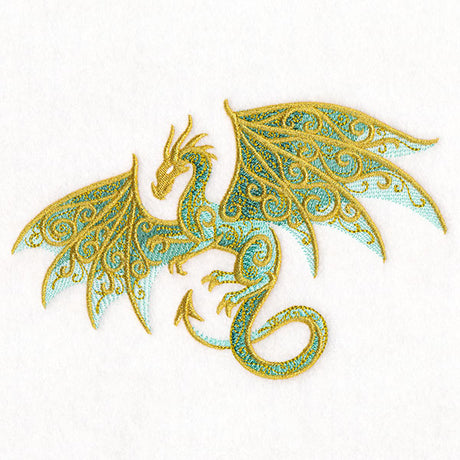 Gilded Patina Dragon