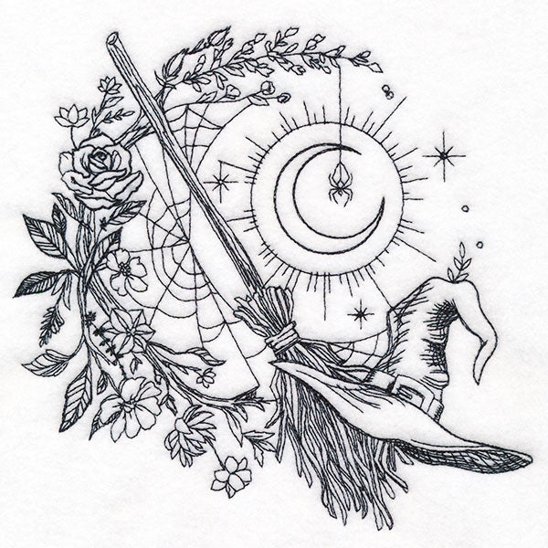 Midnight Witches Wreath