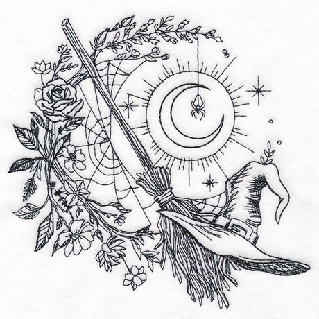 Midnight Witches Wreath