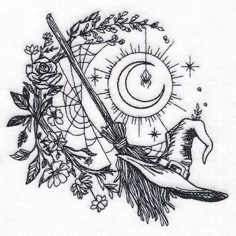 Midnight Witches Wreath