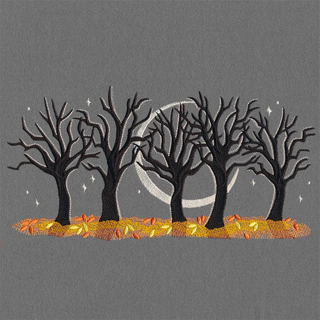 Crescent Moon Forest Border