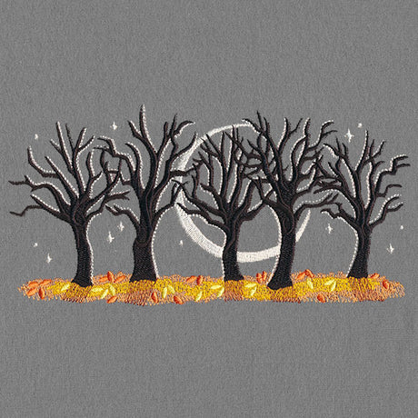 Crescent Moon Forest Border