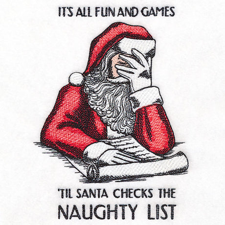 It's All Fun and Games 'Til Santa Checks the Naughty List