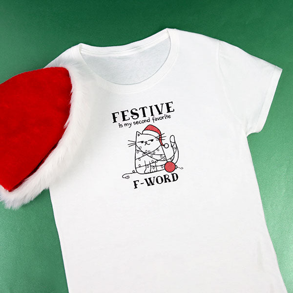 Festive is My Second Favorite F-Word Cat