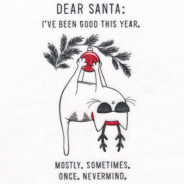 I've Been Good This Year Cat