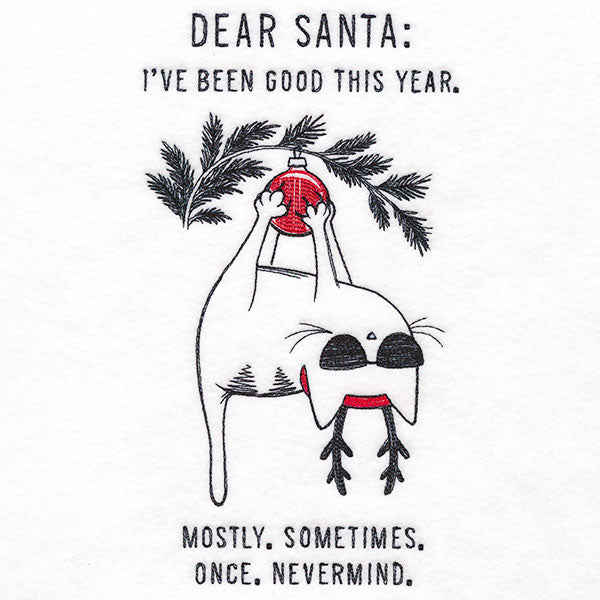 I've Been Good This Year Cat