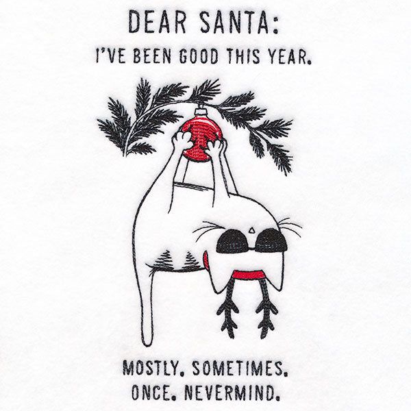 I've Been Good This Year Cat