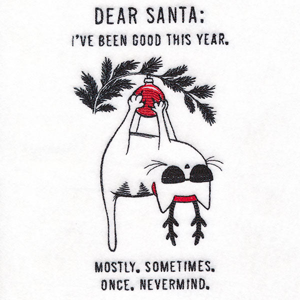 I've Been Good This Year Cat