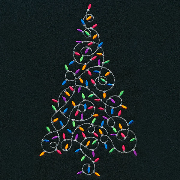 Christmas Lights All Around Tree