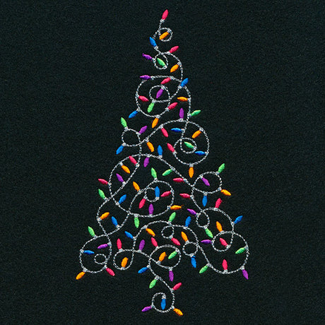 Christmas Lights All Around Tree