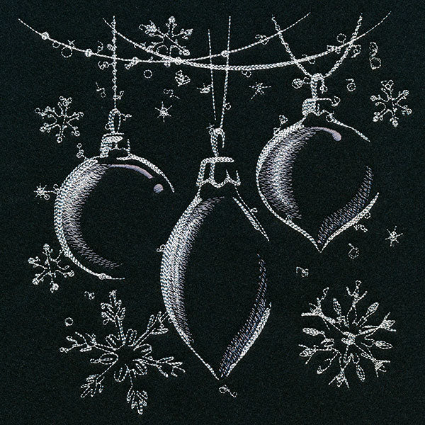 Christmas Flurries Ornaments