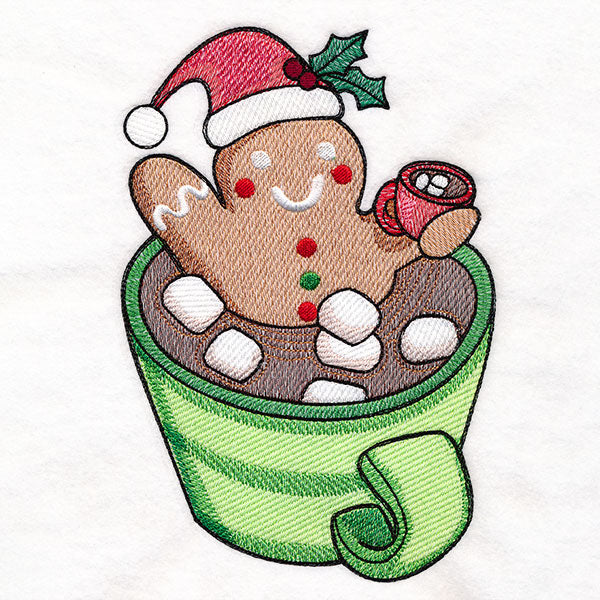 Hangin' Out Hot Cocoa Gingerbread Man