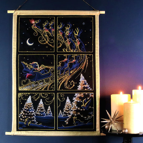 Wonder & Cheer Santa's Flight Scene 1