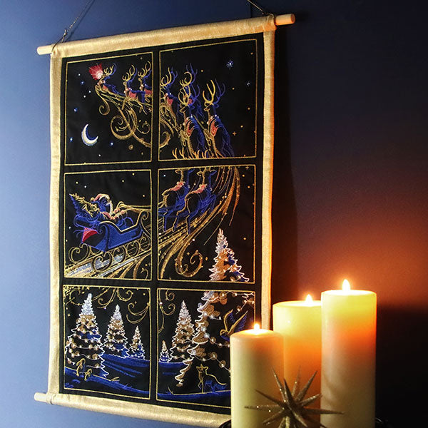 Wonder & Cheer Santa's Flight Scene 5