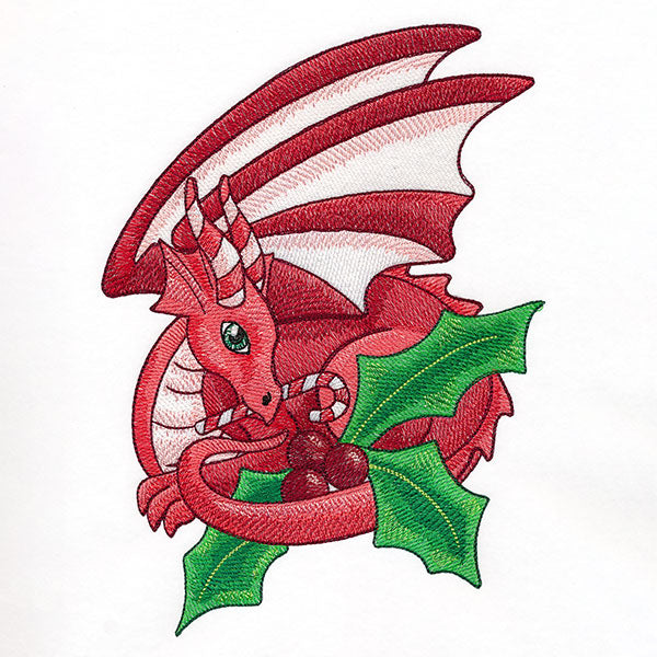 Christmas Peppermint Dragon