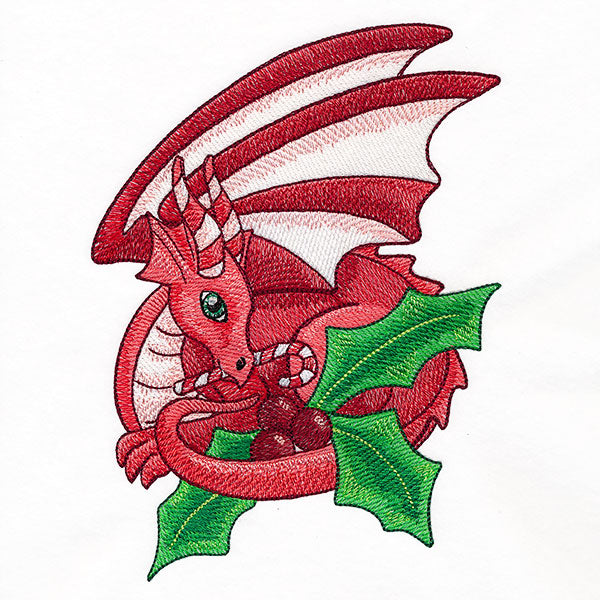 Christmas Peppermint Dragon