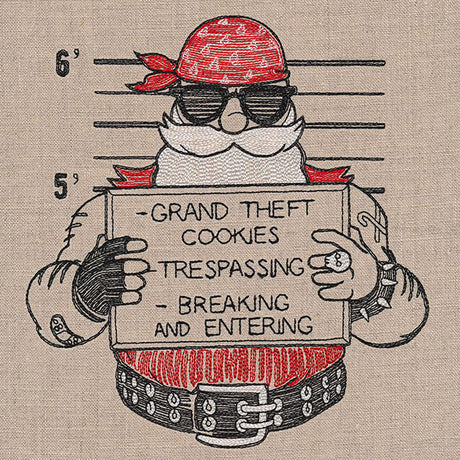 Christmas Mug Shot Santa