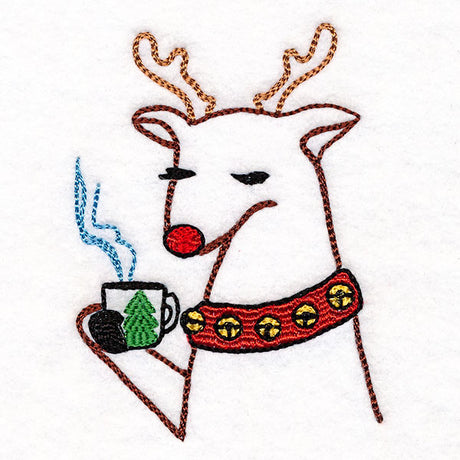 Not Before Coffee Christmas Reindeer