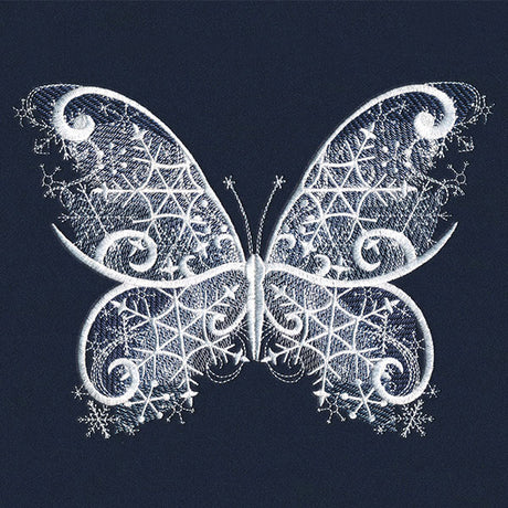 Frosted in Wonder Snowflake Butterfly