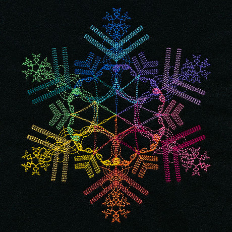 Spectrum of Color Snowflake