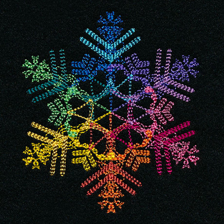 Spectrum of Color Snowflake