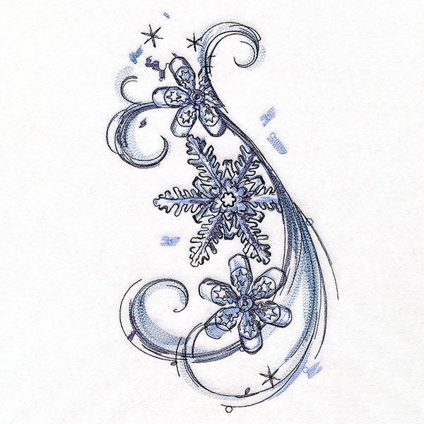 Mesmerized by Winter Snowflakes Spray