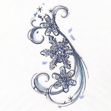 Mesmerized by Winter Snowflakes Spray